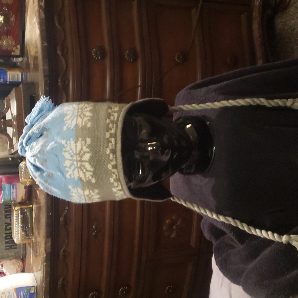 Imperial winter hat Sz.Youth Grey,Blue,White
